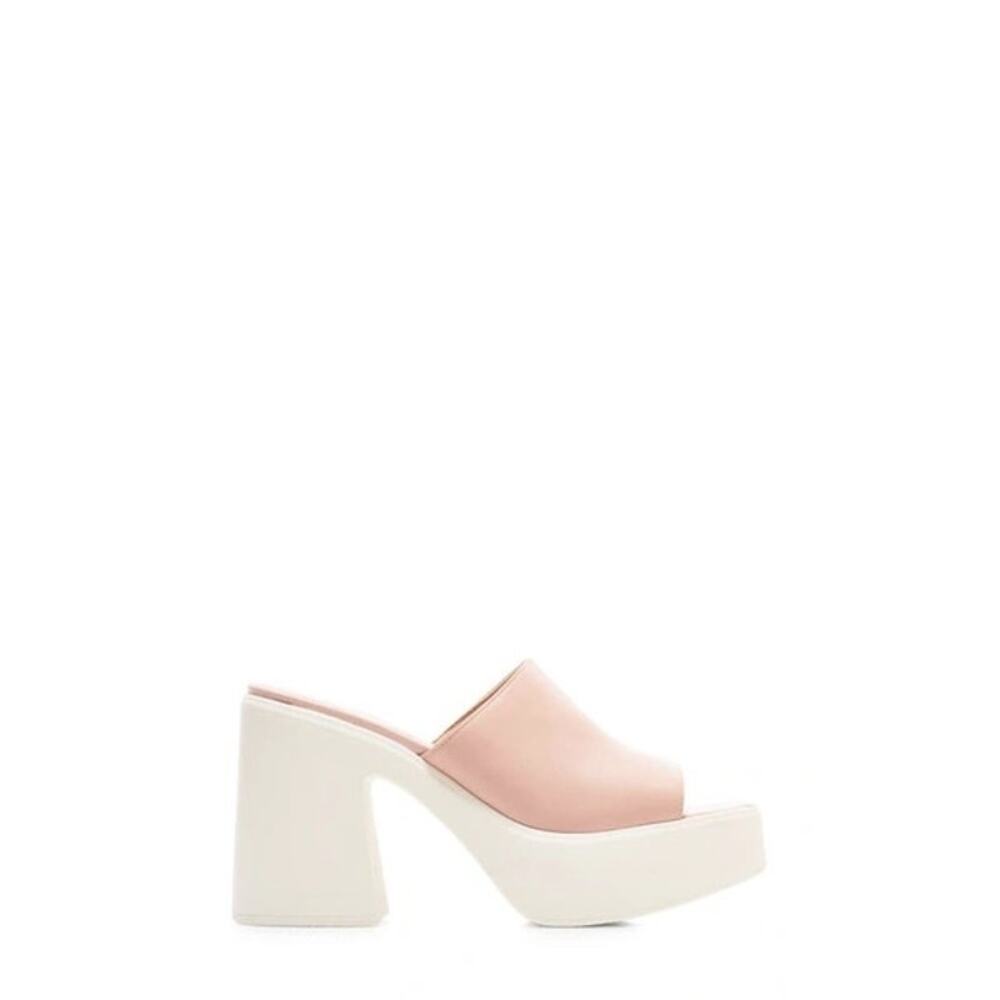 NEW-FREE PEOPLE ZOE PLAT‎ NATURAL/PINK PLATFORM Sz:8.5 Ret$138 RARE COLOR - Picture 7 of 8